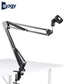 ALOGY Extendable Recording Microphone Scissor Arm Stand with Microphone Clip For Table Mounting Clamp