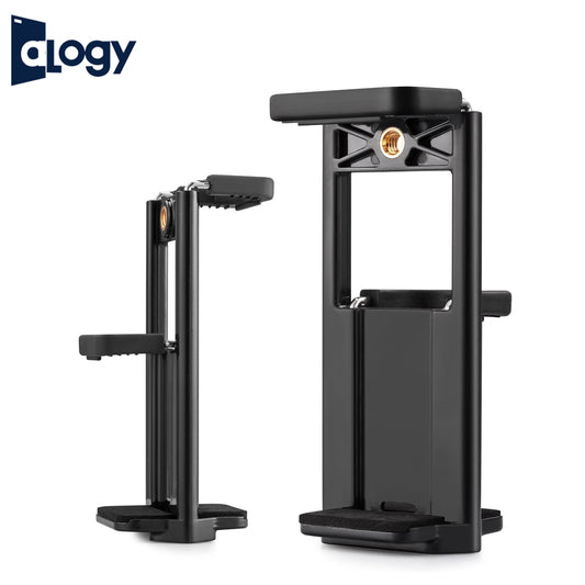 ALOGY 2 in 1 Multi Functions Clip For Phone Smartphone And iPad Tablet Mount For Tripods - Black